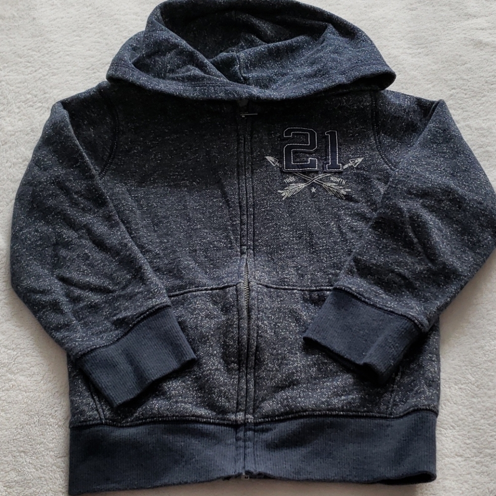 Lot of 2 - Boys Blue Cat & Jack Hoodie Bundle - Picture 2 of 10